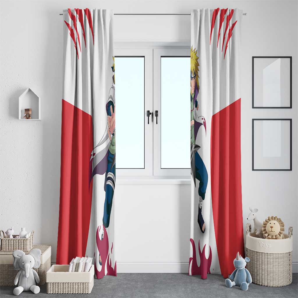 Minato Namikaze - Naruto Window Curtain Anime Style