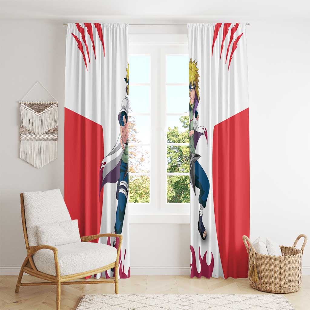 Minato Namikaze - Naruto Window Curtain Anime Style