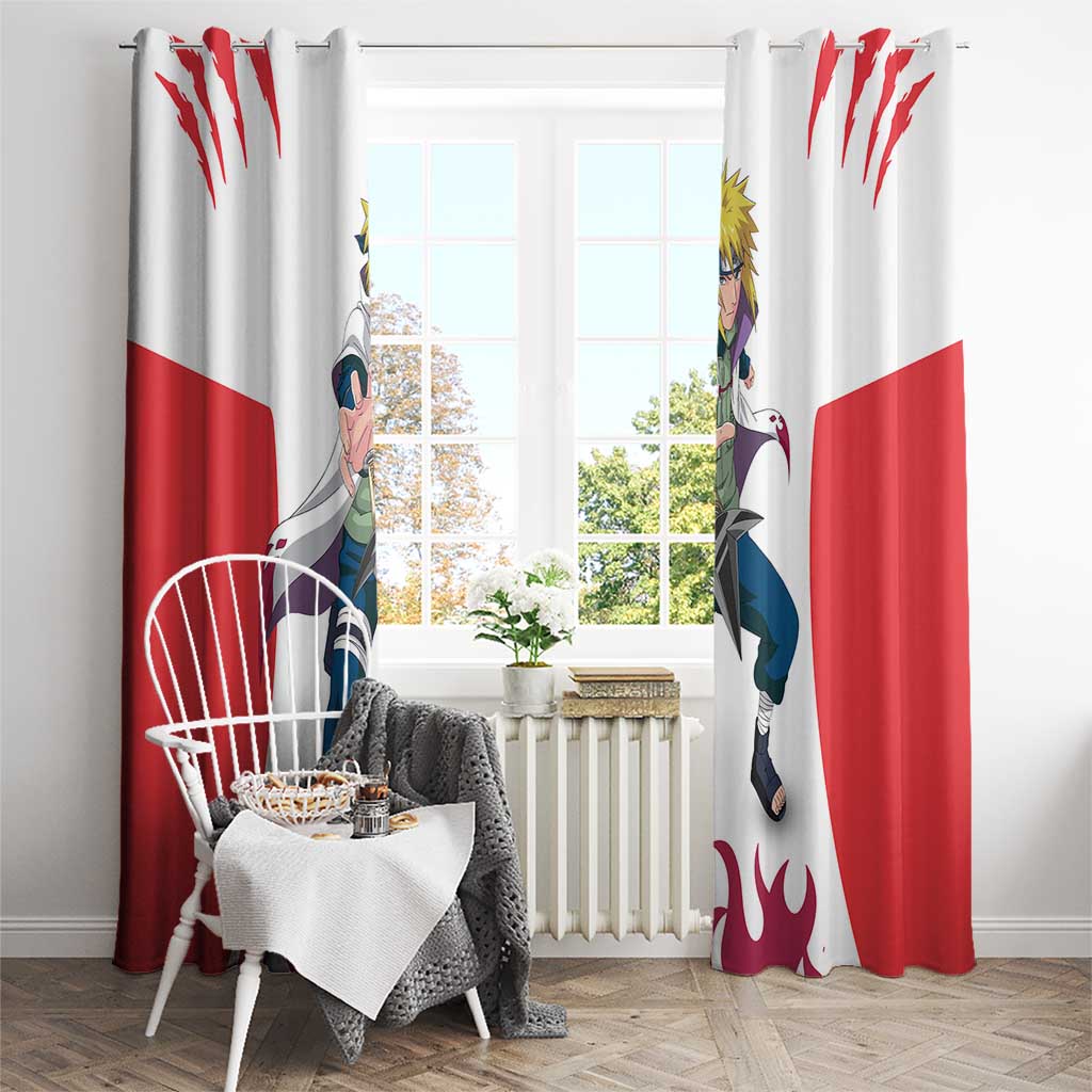 Minato Namikaze - Naruto Window Curtain Anime Style