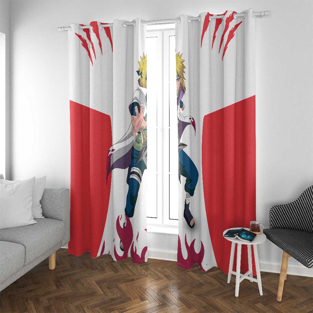 Minato Namikaze - Naruto Window Curtain Anime Style
