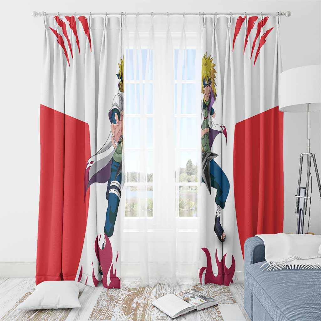 Minato Namikaze - Naruto Window Curtain Anime Style