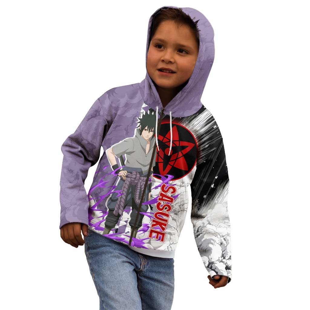 Uchiha Sasuke - Naruto Kid Hoodie Anime Style