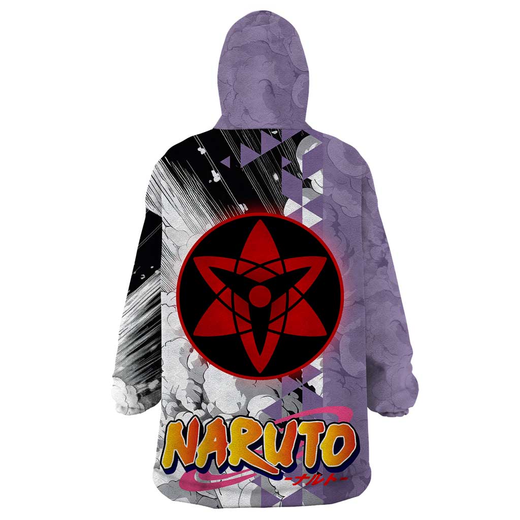 Uchiha Sasuke - Naruto Wearable Blanket Hoodie Anime Style