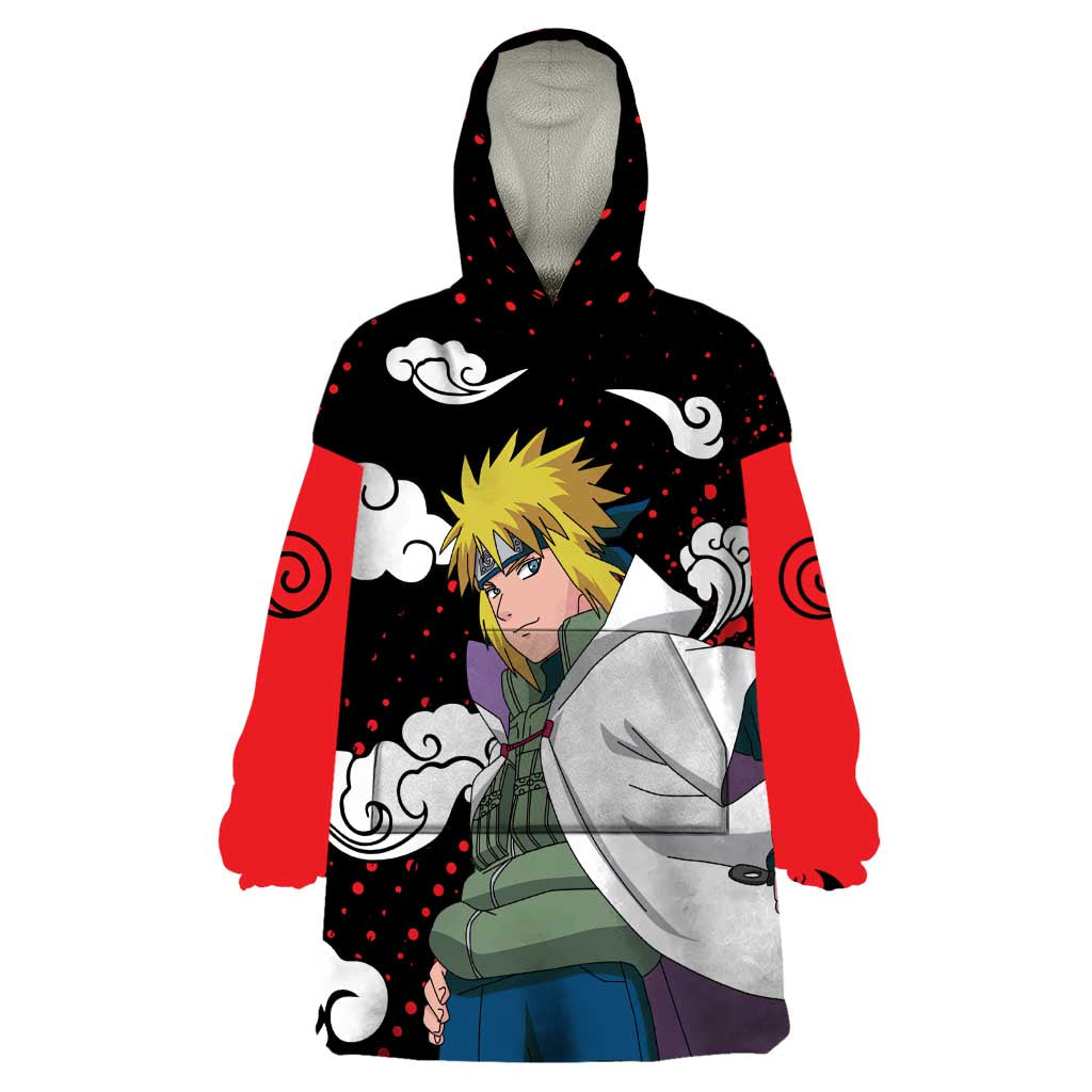 Minato Namikaze - Naruto Wearable Blanket Hoodie Anime Style