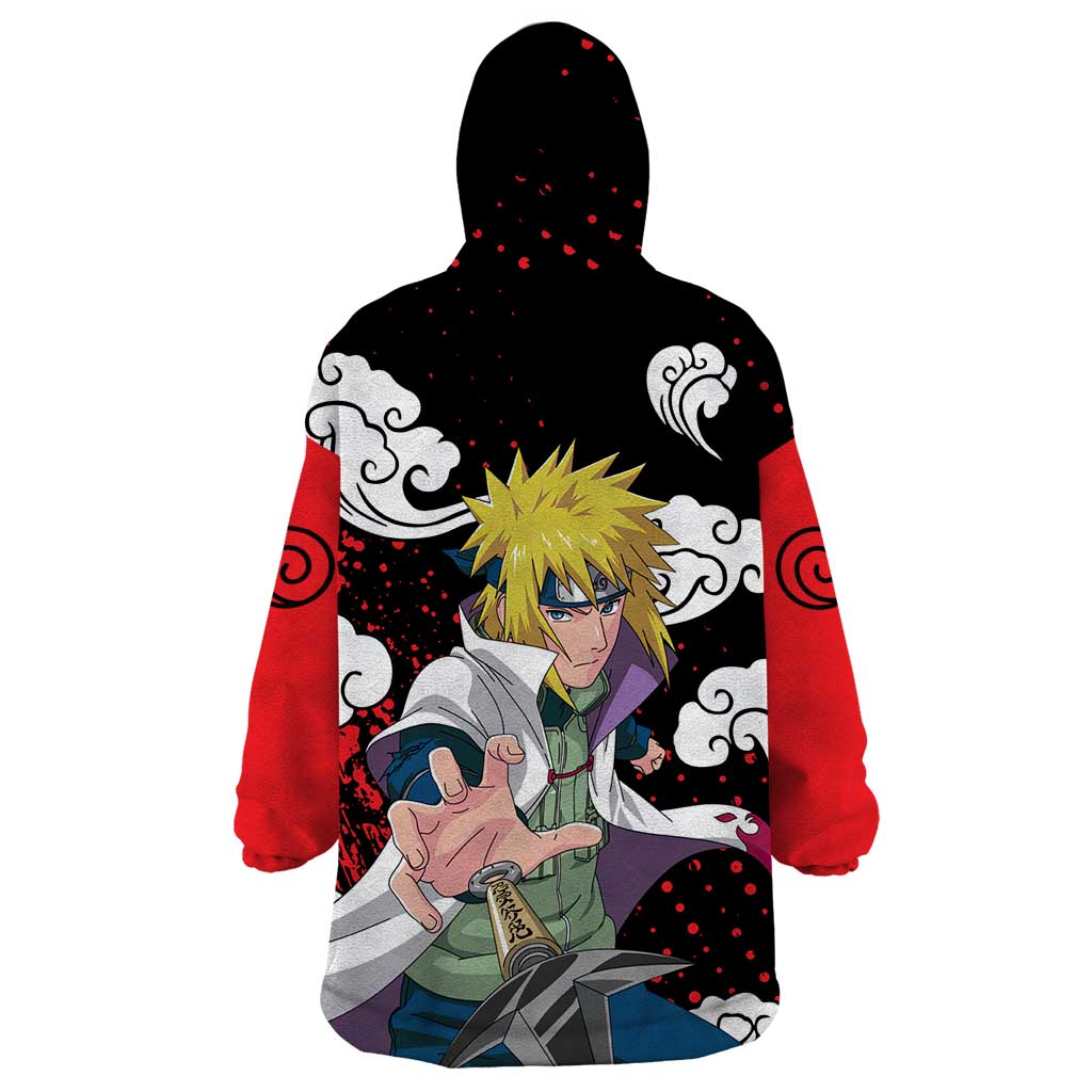 Minato Namikaze - Naruto Wearable Blanket Hoodie Anime Style