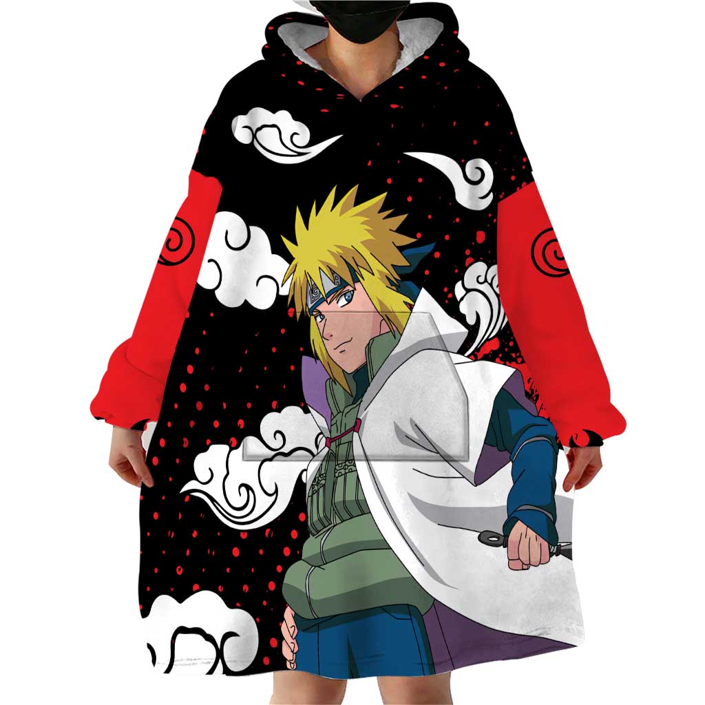Minato Namikaze - Naruto Wearable Blanket Hoodie Anime Style