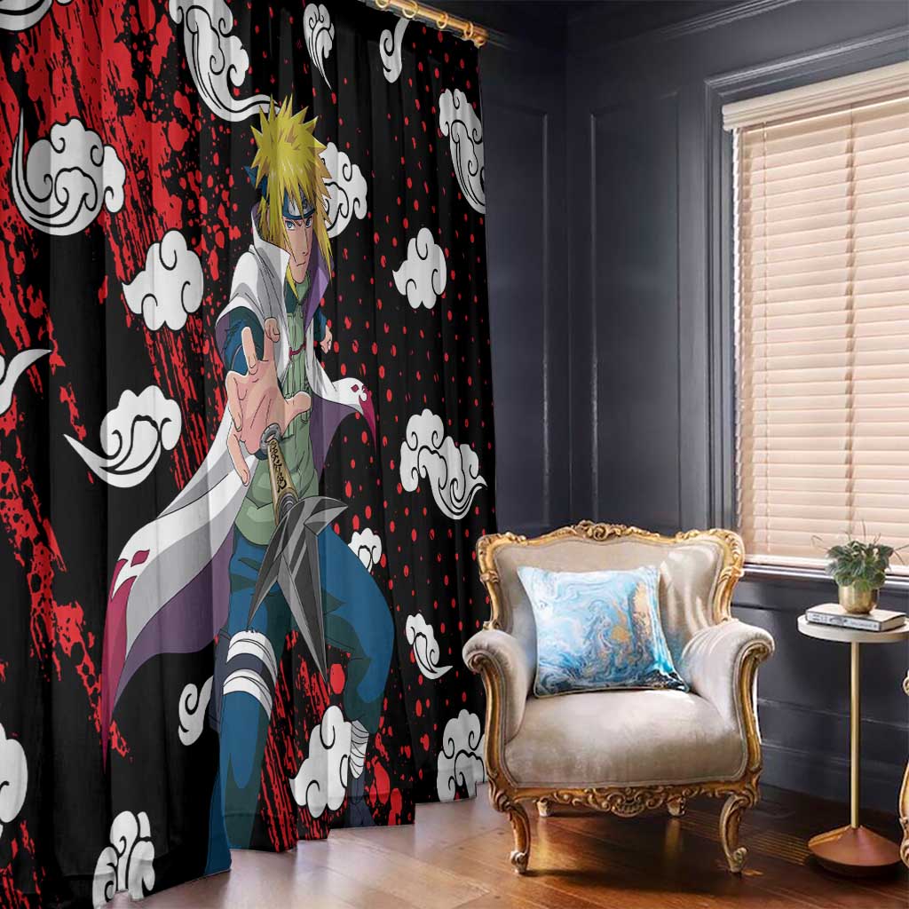 Minato Namikaze - Naruto Window Curtain Anime Style
