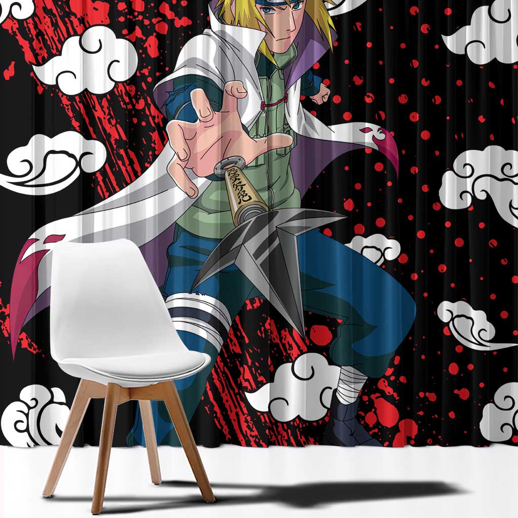 Minato Namikaze - Naruto Window Curtain Anime Style