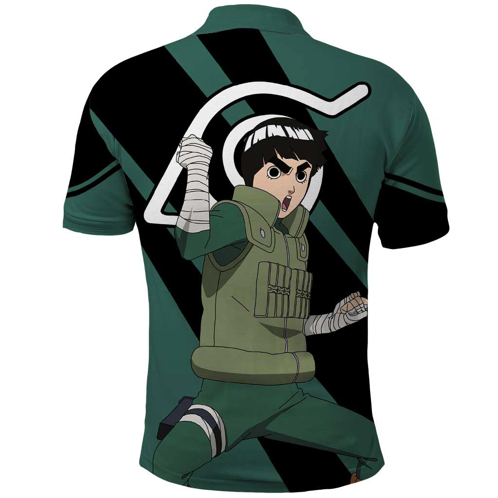 Rock Lee - Naruto Polo Shirt Anime Style