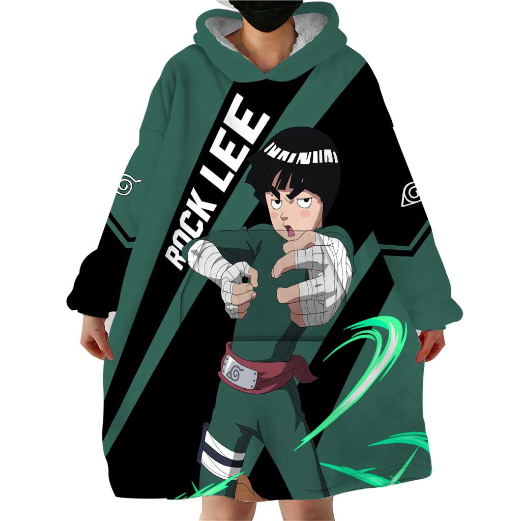 Rock Lee - Naruto Wearable Blanket Hoodie Anime Style