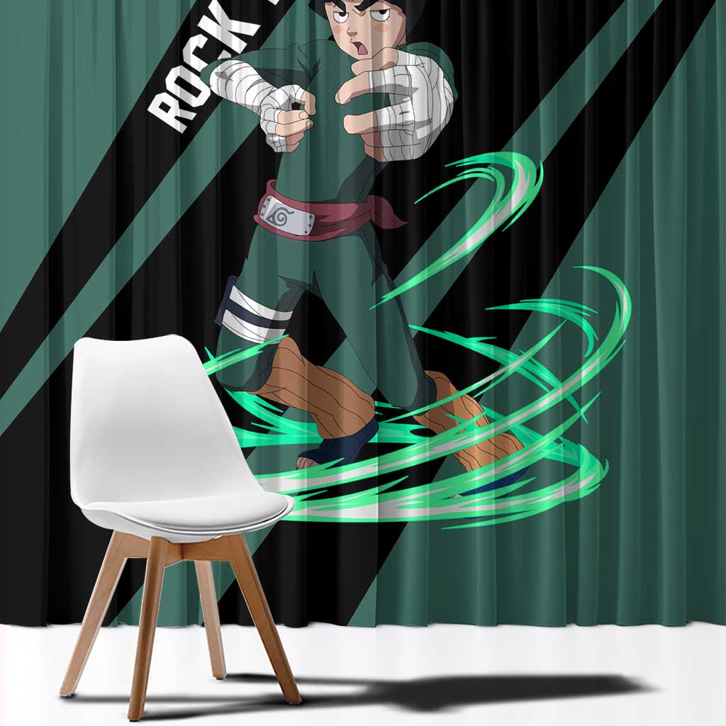 Rock Lee - Naruto Window Curtain Anime Style