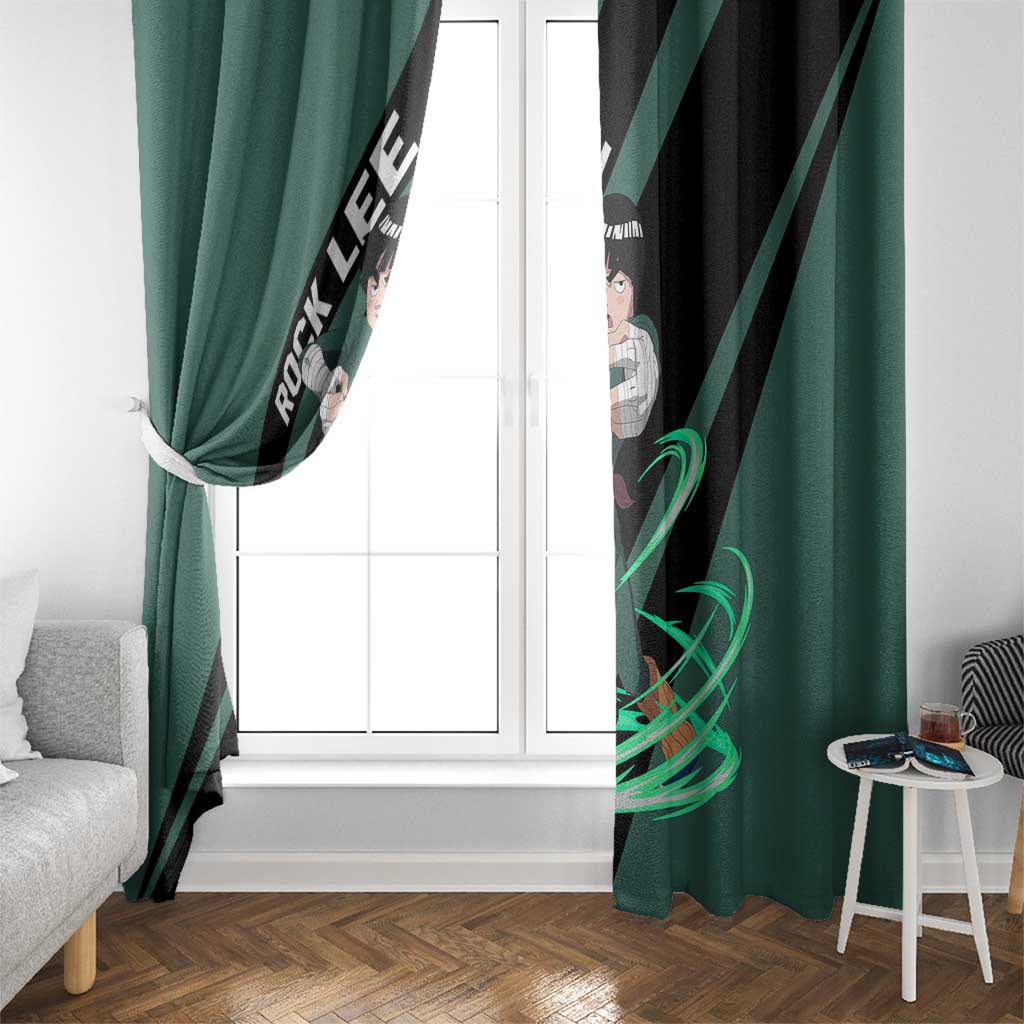 Rock Lee - Naruto Window Curtain Anime Style