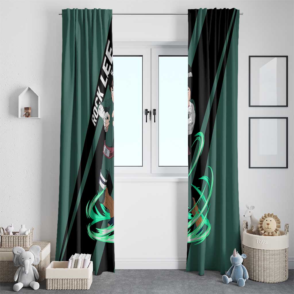 Rock Lee - Naruto Window Curtain Anime Style