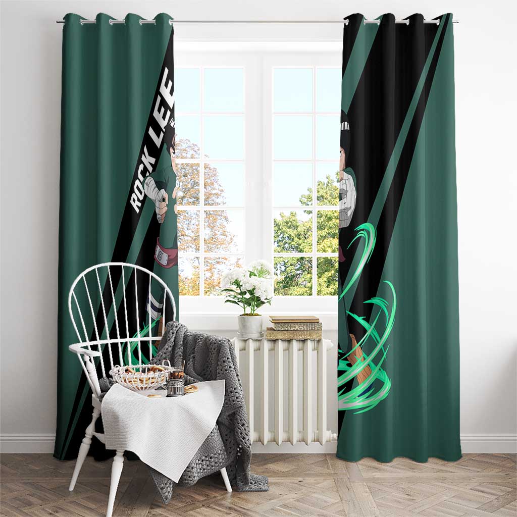 Rock Lee - Naruto Window Curtain Anime Style