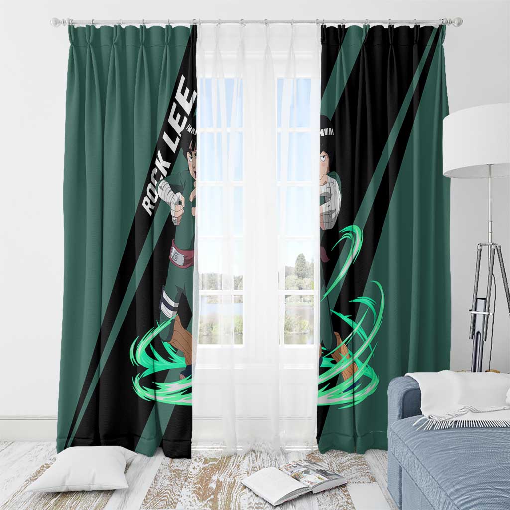 Rock Lee - Naruto Window Curtain Anime Style