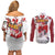 Sakura Haruno - Dragon Ball Couples Matching Off Shoulder Short Dress and Long Sleeve Button Shirt Anime Style