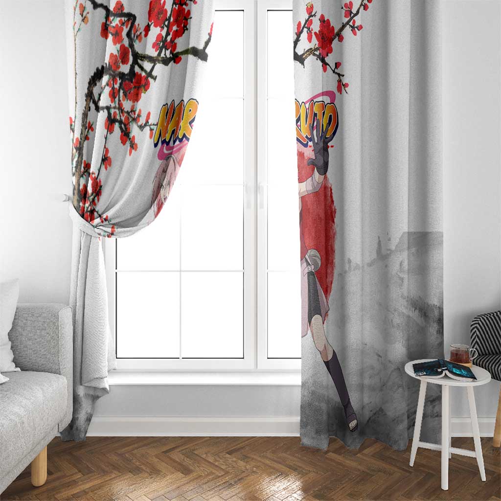 Sakura Haruno - Dragon Ball Window Curtain Anime Style