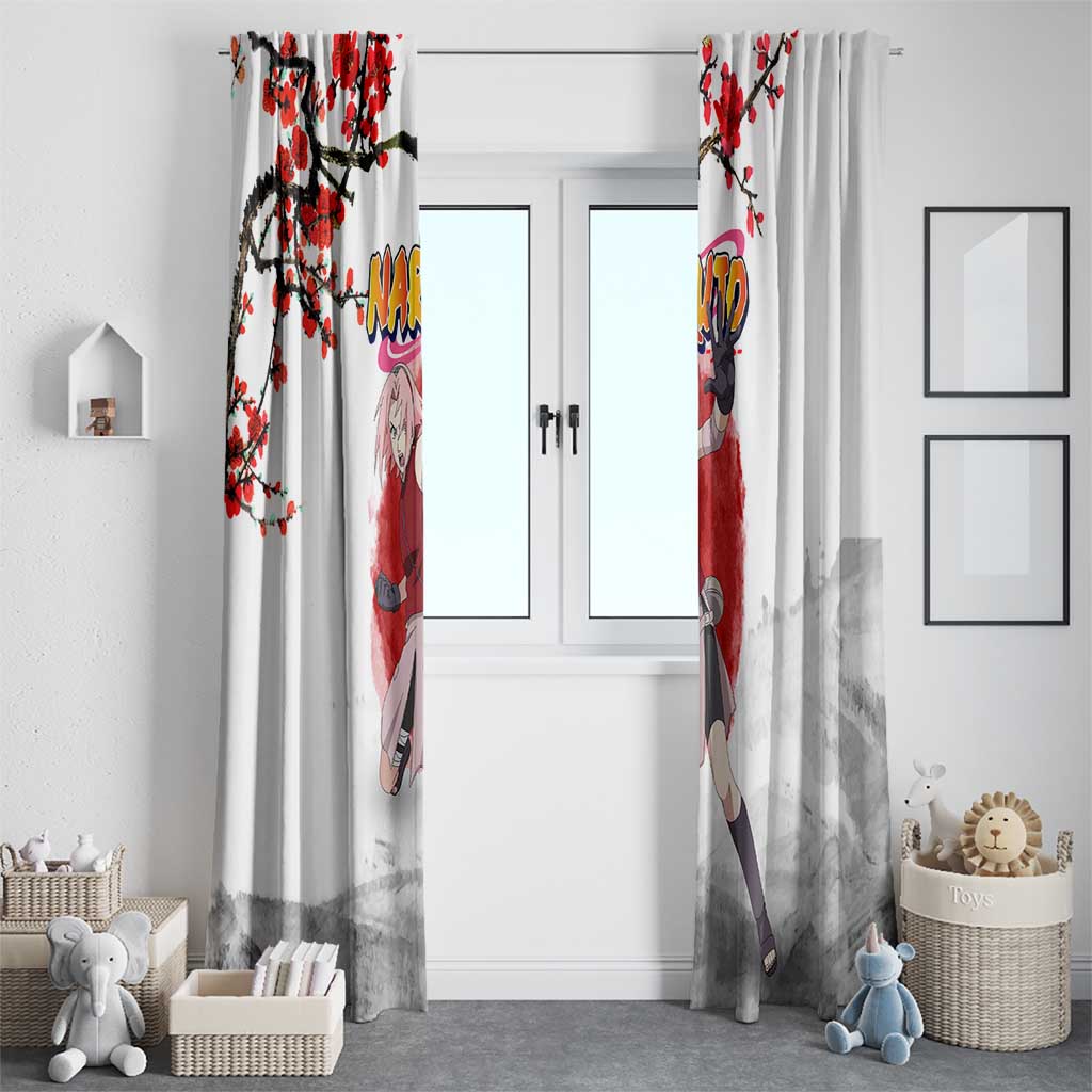 Sakura Haruno - Dragon Ball Window Curtain Anime Style
