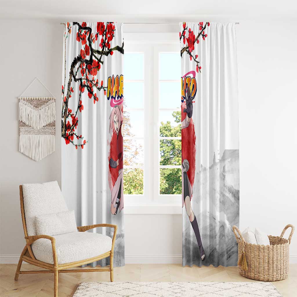 Sakura Haruno - Dragon Ball Window Curtain Anime Style