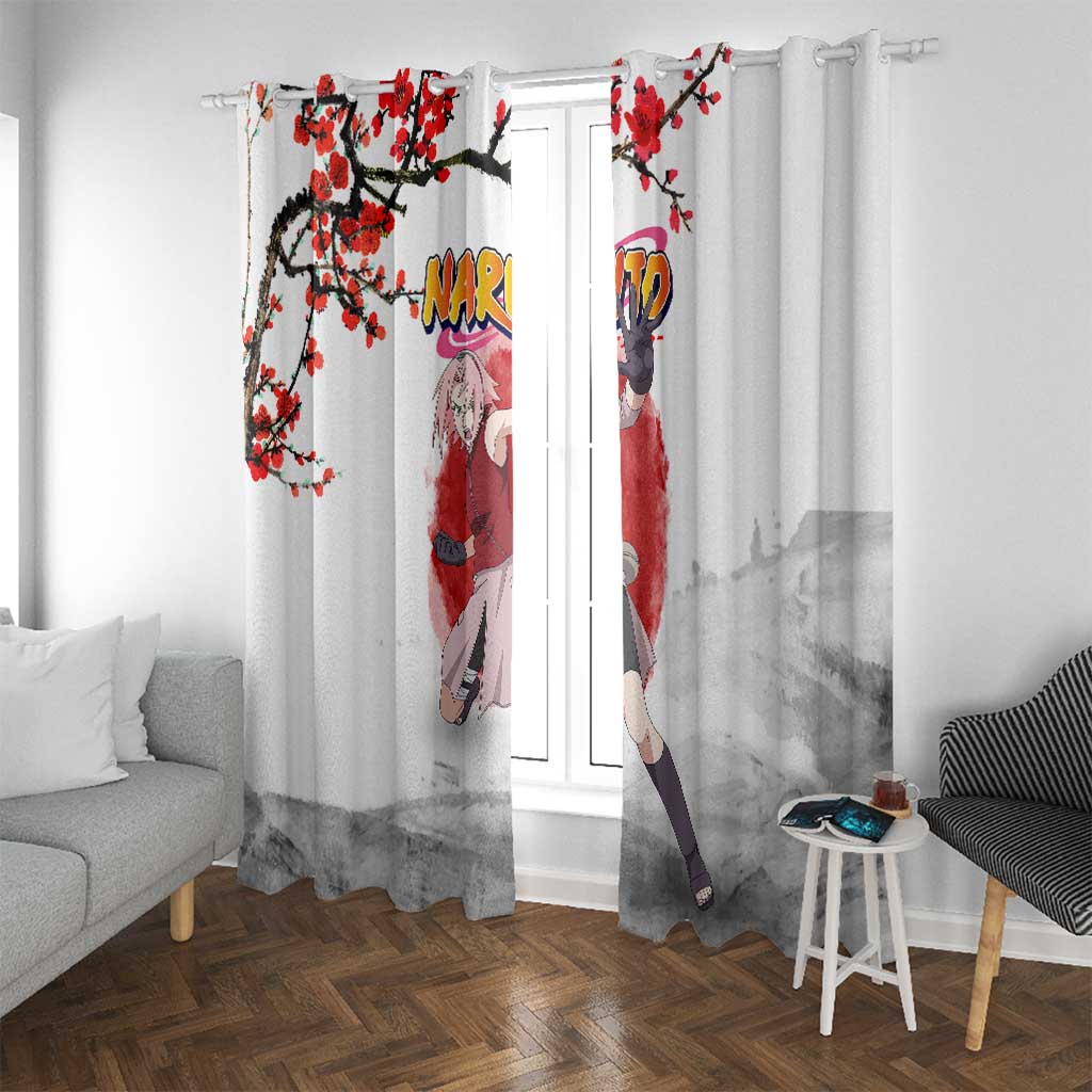 Sakura Haruno - Dragon Ball Window Curtain Anime Style