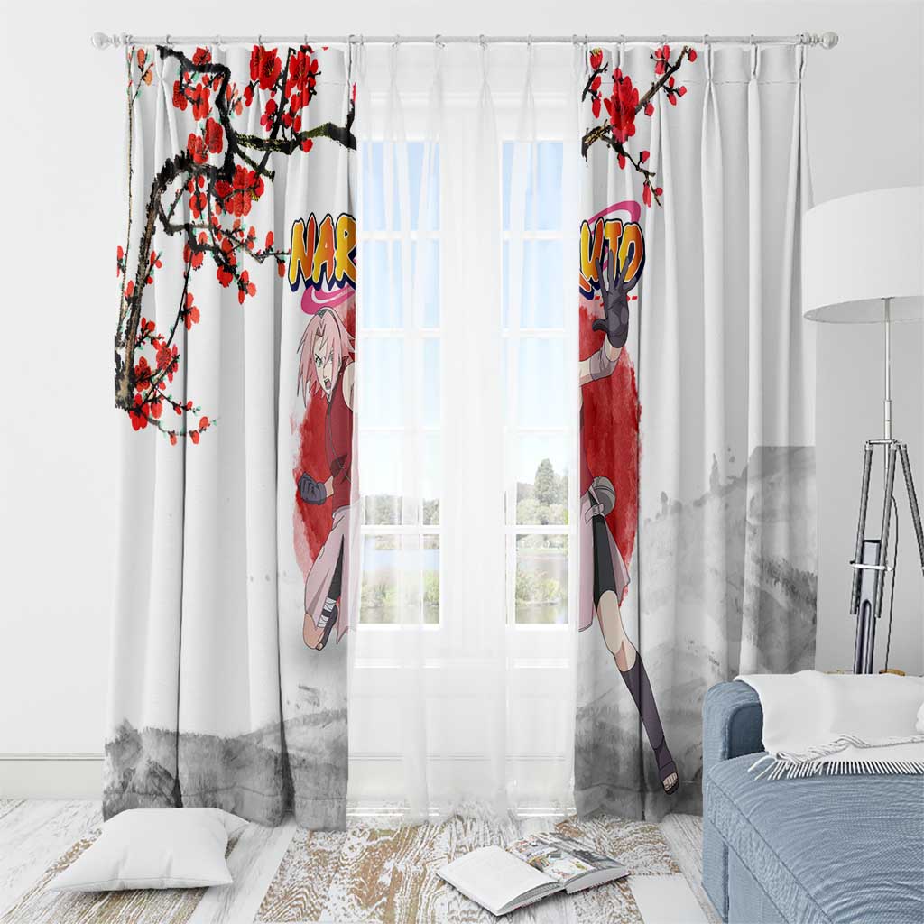 Sakura Haruno - Dragon Ball Window Curtain Anime Style