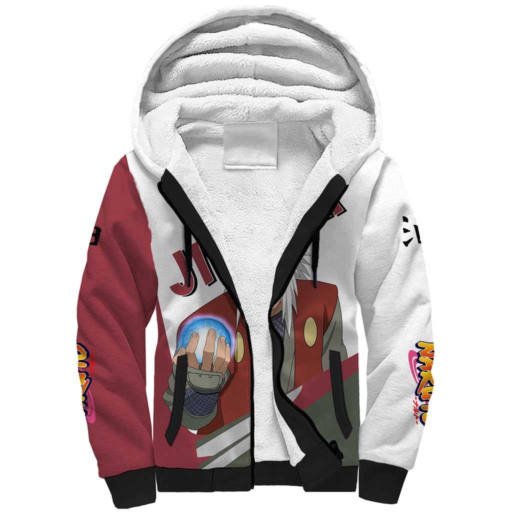 Jiraiya - Naruto Sherpa Hoodie Anime Style