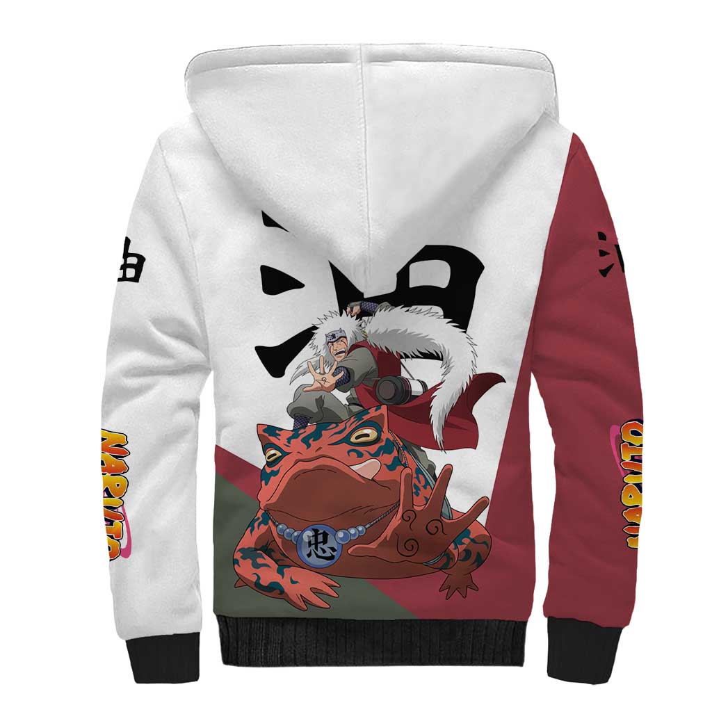 Jiraiya - Naruto Sherpa Hoodie Anime Style