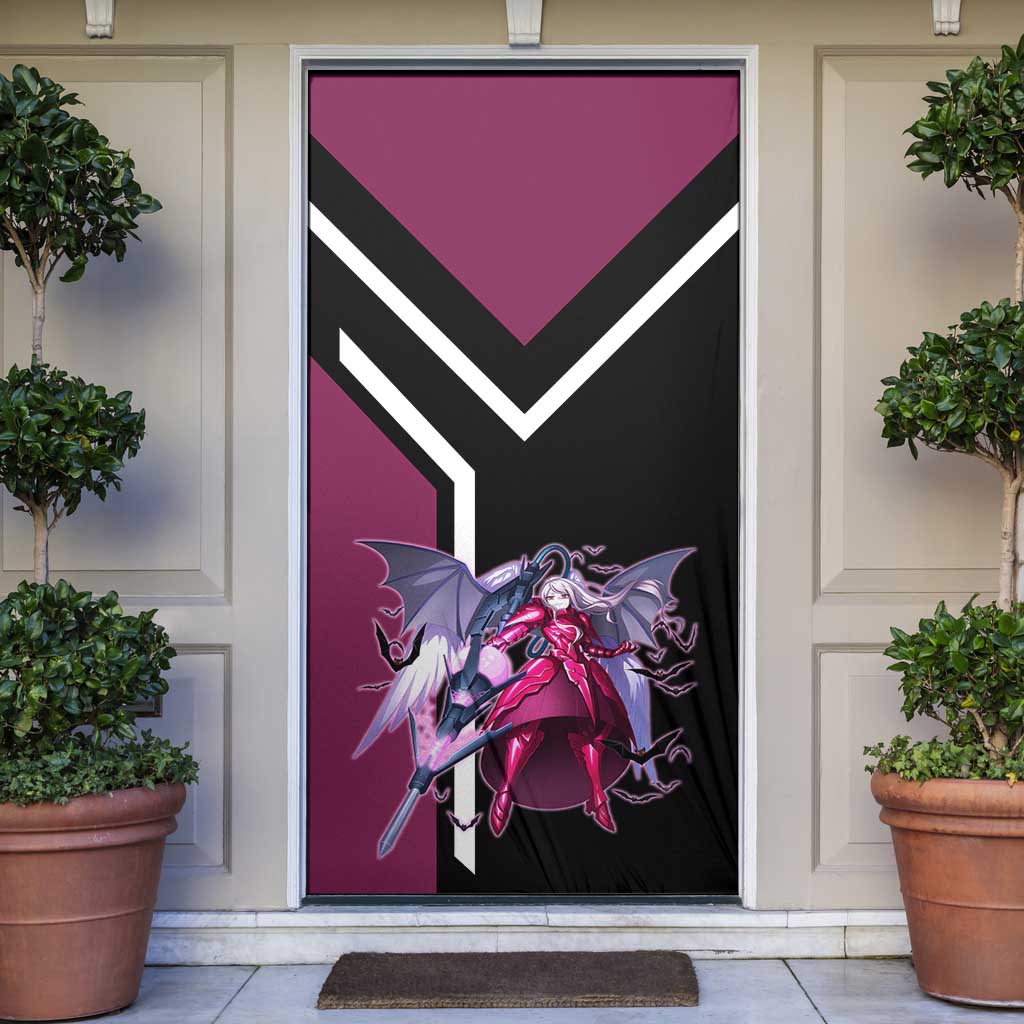 Shalltear Bloodfallen Overlord Door Cover with Vampire Pose and Dark Gothic Design - The Mazicc