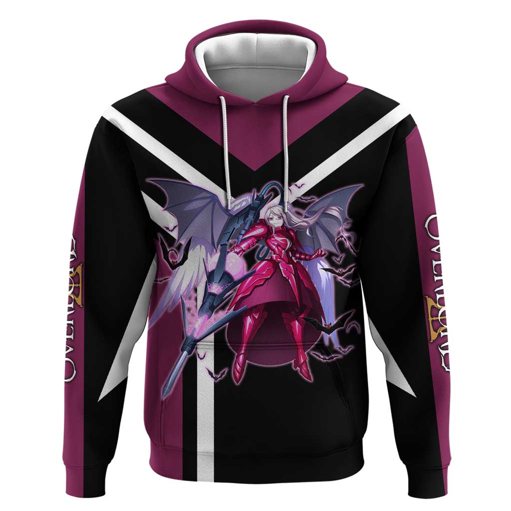 Shalltear Bloodfallen Overlord Hoodie with Vampire Pose and Dark Gothic Design - The Mazicc