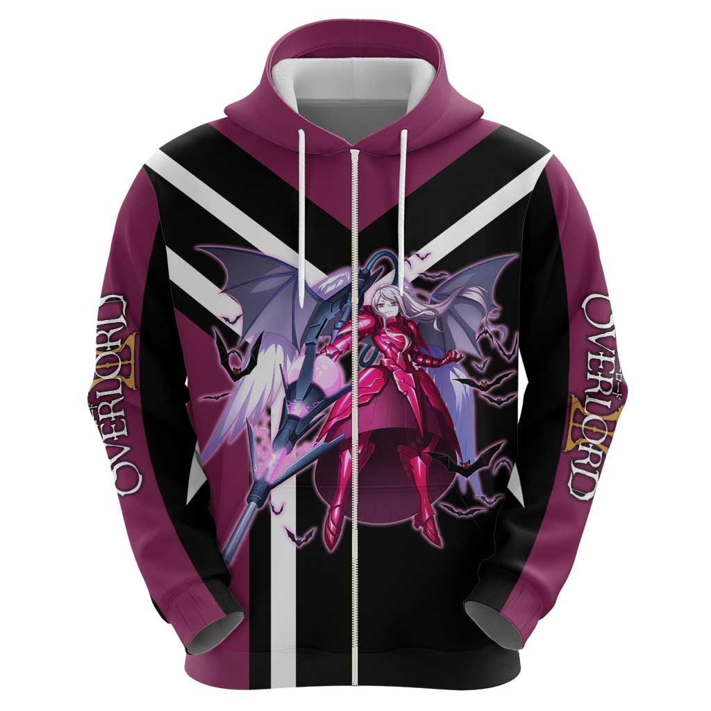 Shalltear Bloodfallen Overlord Hoodie with Vampire Pose and Dark Gothic Design - The Mazicc