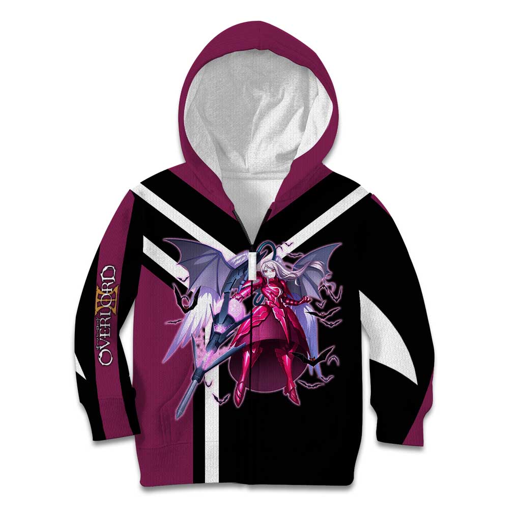 Shalltear Bloodfallen Overlord Kid Hoodie with Vampire Pose and Dark Gothic Design - The Mazicc