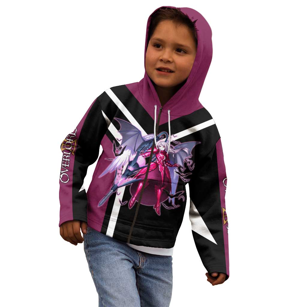 Shalltear Bloodfallen Overlord Kid Hoodie with Vampire Pose and Dark Gothic Design - The Mazicc