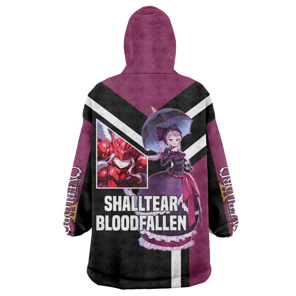 Shalltear Bloodfallen Overlord Wearable Blanket Hoodie with Vampire Pose and Dark Gothic Design - The Mazicc