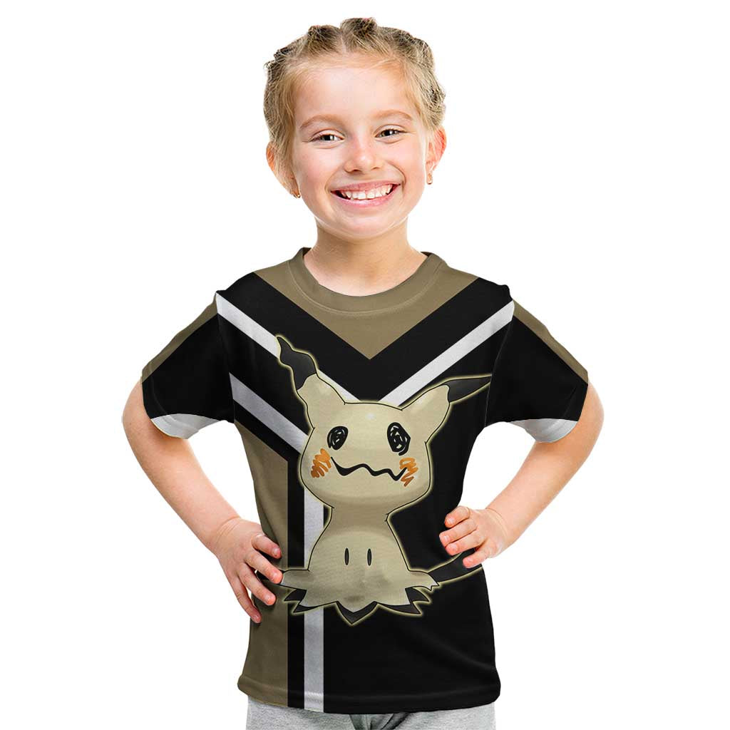 Mimikyu Kid T Shirt with Ghost and Fairy Type and Cute Spooky Design - The Mazicc