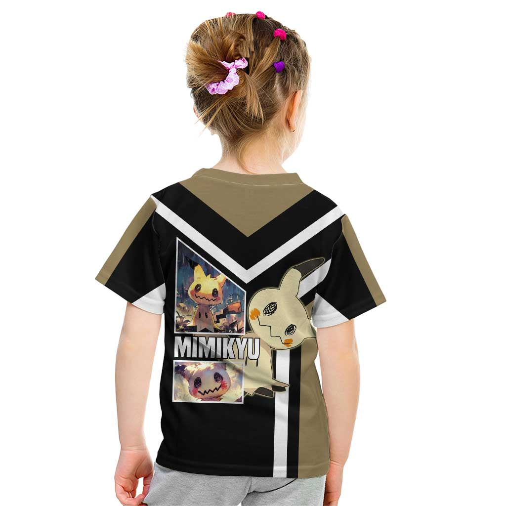 Mimikyu Kid T Shirt with Ghost and Fairy Type and Cute Spooky Design - The Mazicc