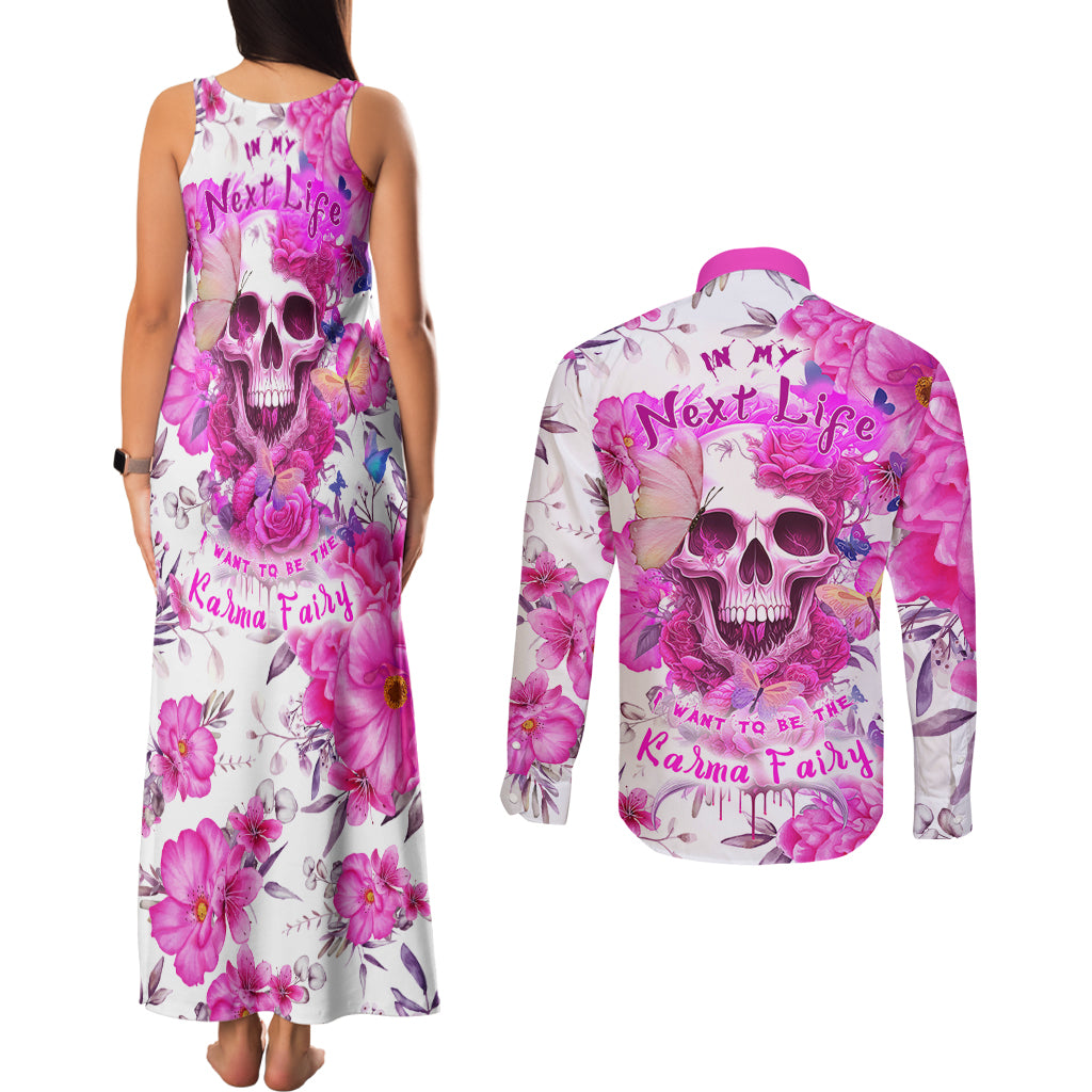 in-my-next-life-i-want-to-be-the-karma-fairy-couples-matching-tank-maxi-dress-and-long-sleeve-button-shirts