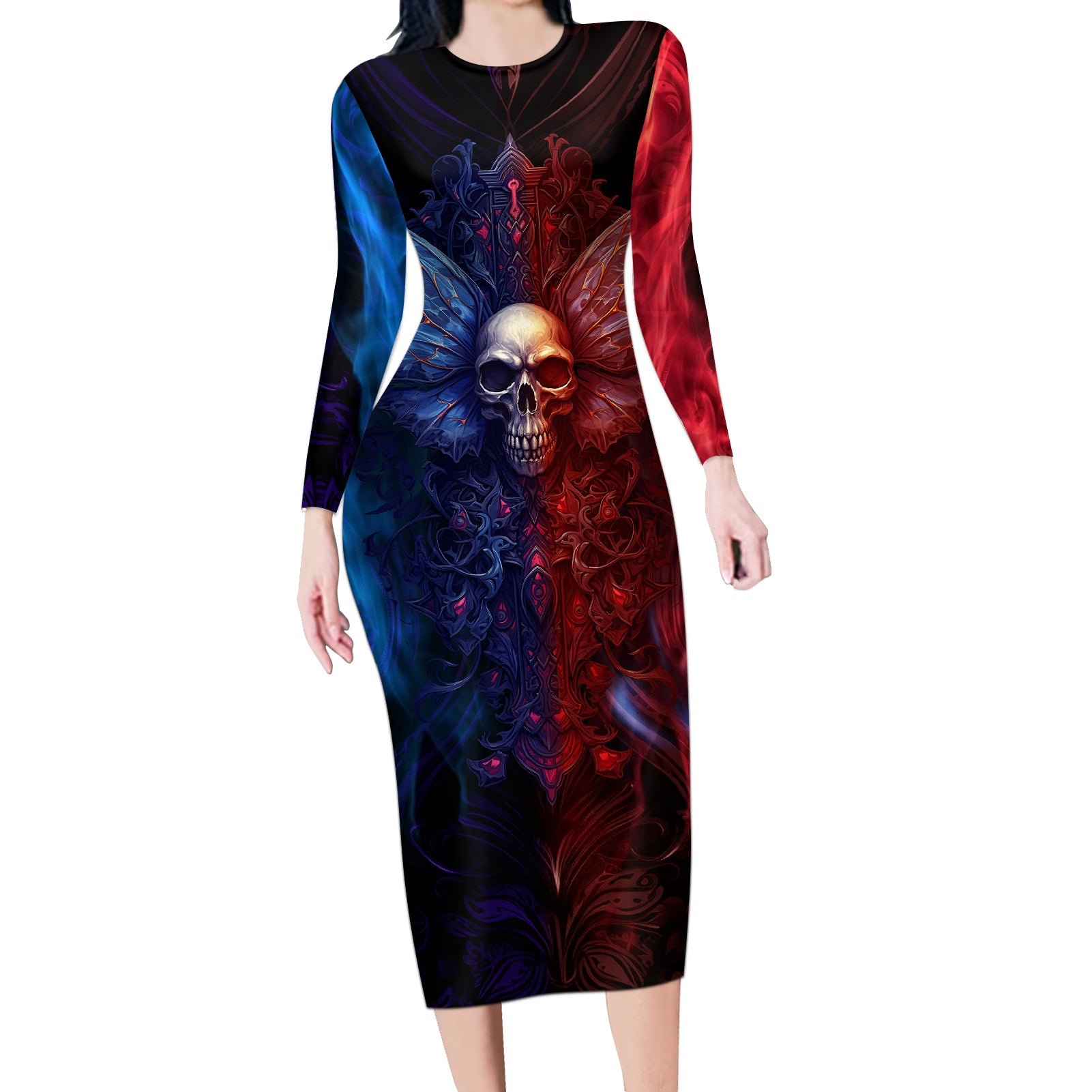 i-am-who-i-am-your-approval-isnt-needed-long-sleeve-bodycon-dress