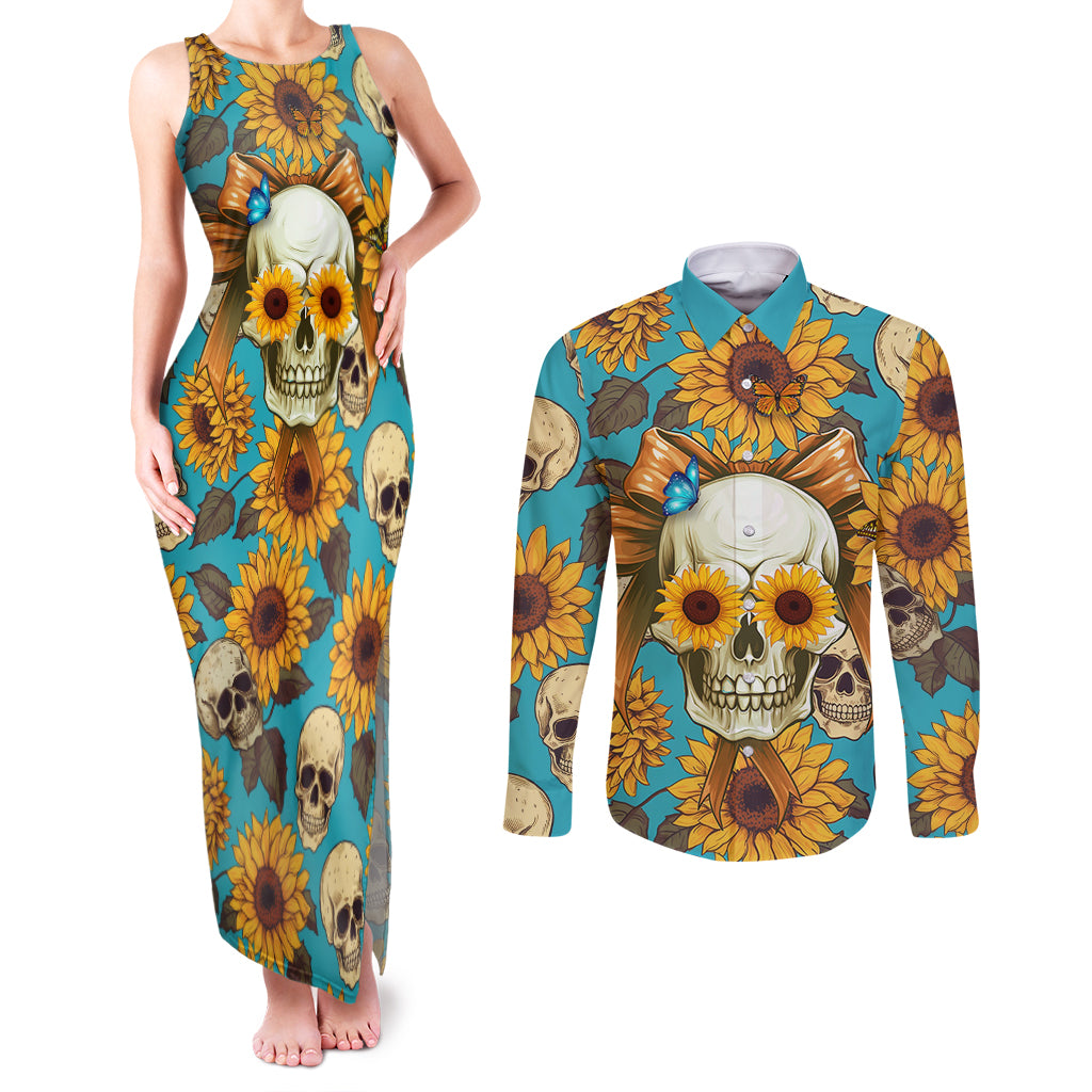 she-is-sunshine-mixed-with-a-little-hurricane-couples-matching-tank-maxi-dress-and-long-sleeve-button-shirts