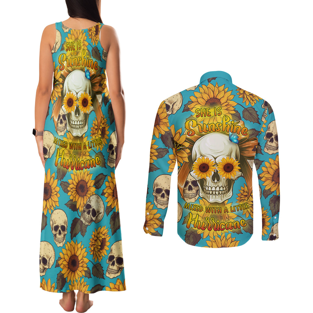 she-is-sunshine-mixed-with-a-little-hurricane-couples-matching-tank-maxi-dress-and-long-sleeve-button-shirts