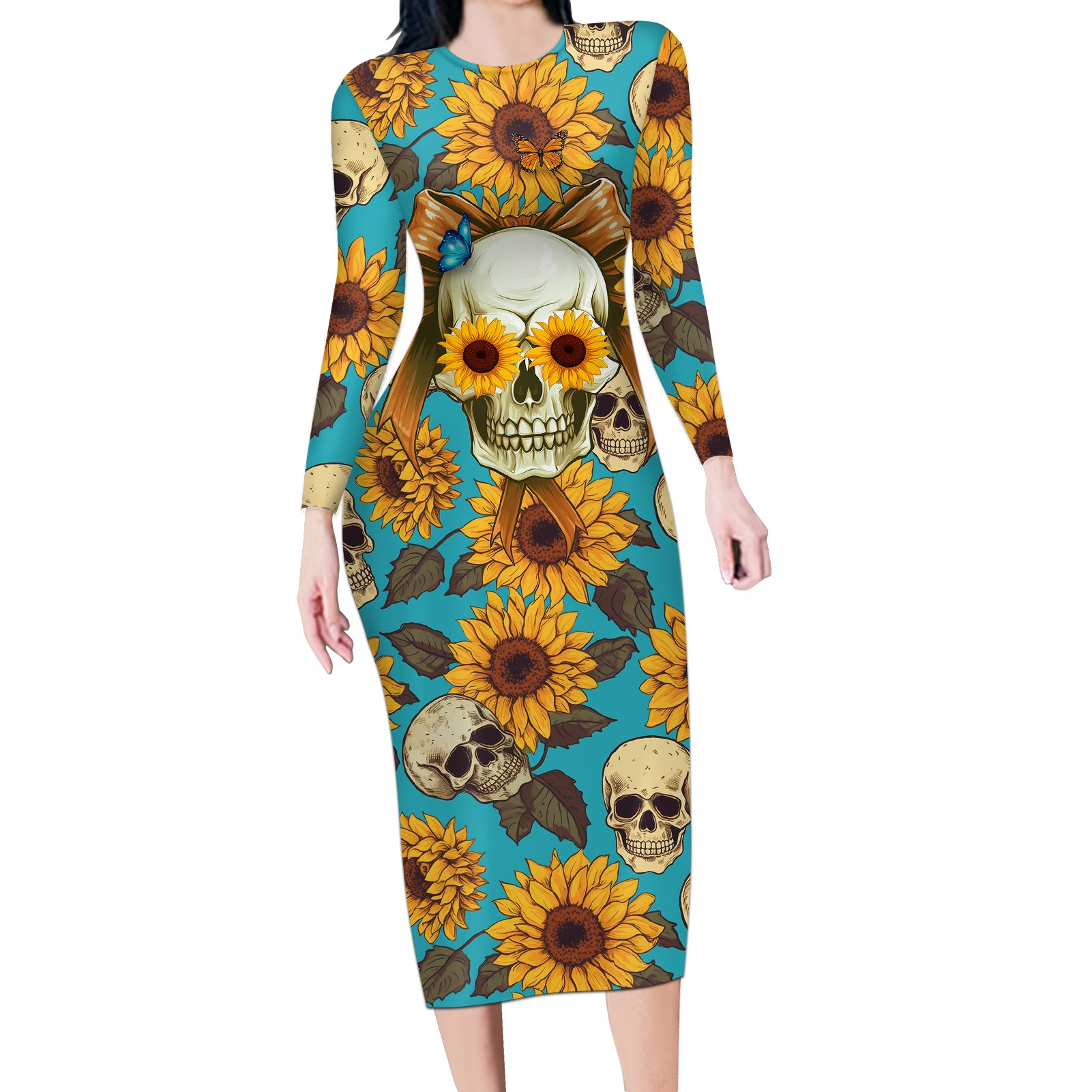 she-is-sunshine-mixed-with-a-little-hurricane-long-sleeve-bodycon-dress