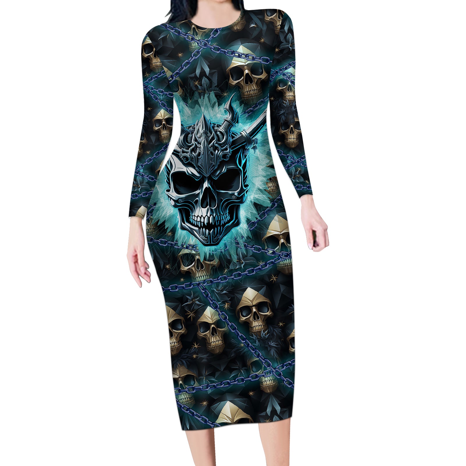 welcome-to-the-dark-side-long-sleeve-bodycon-dress