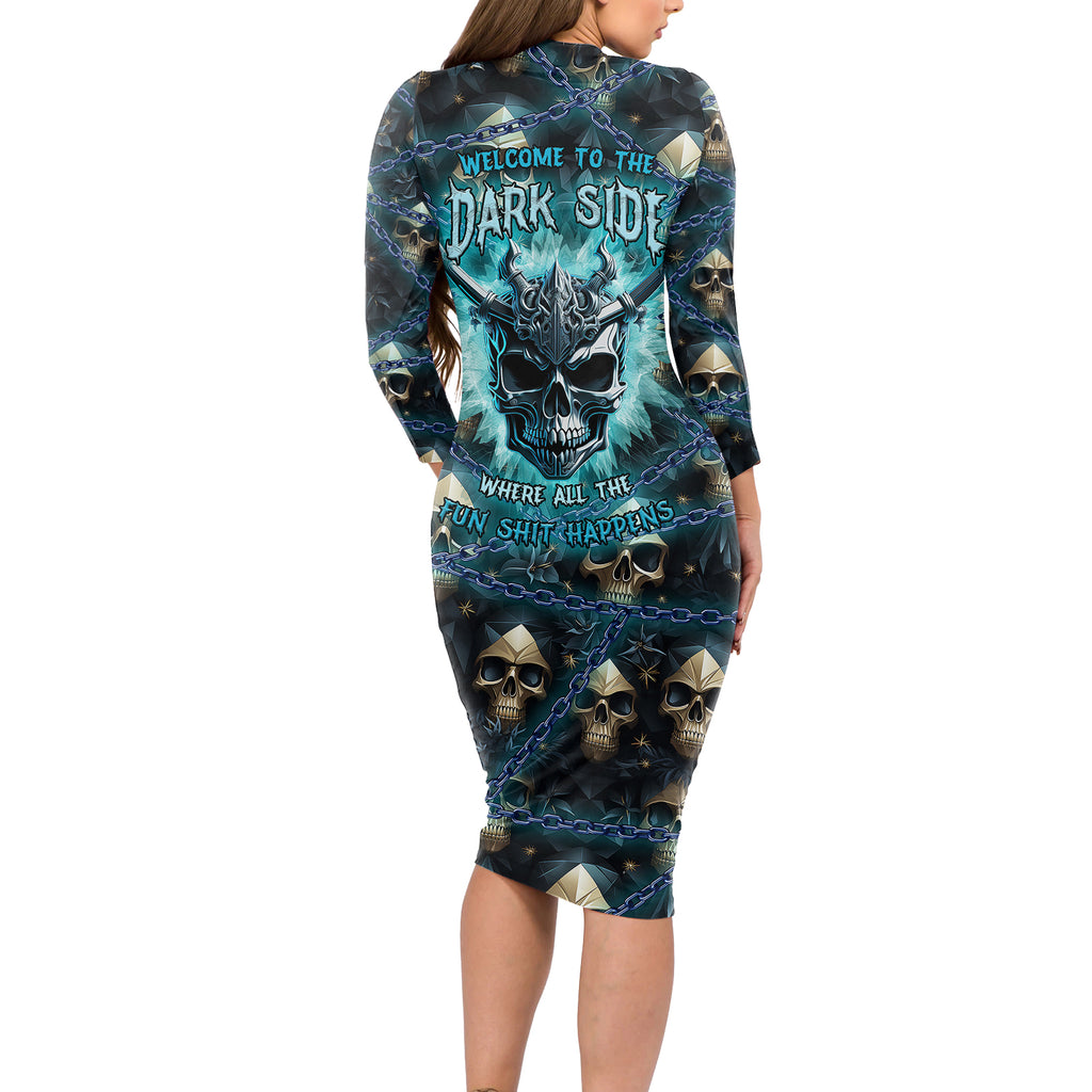 welcome-to-the-dark-side-long-sleeve-bodycon-dress