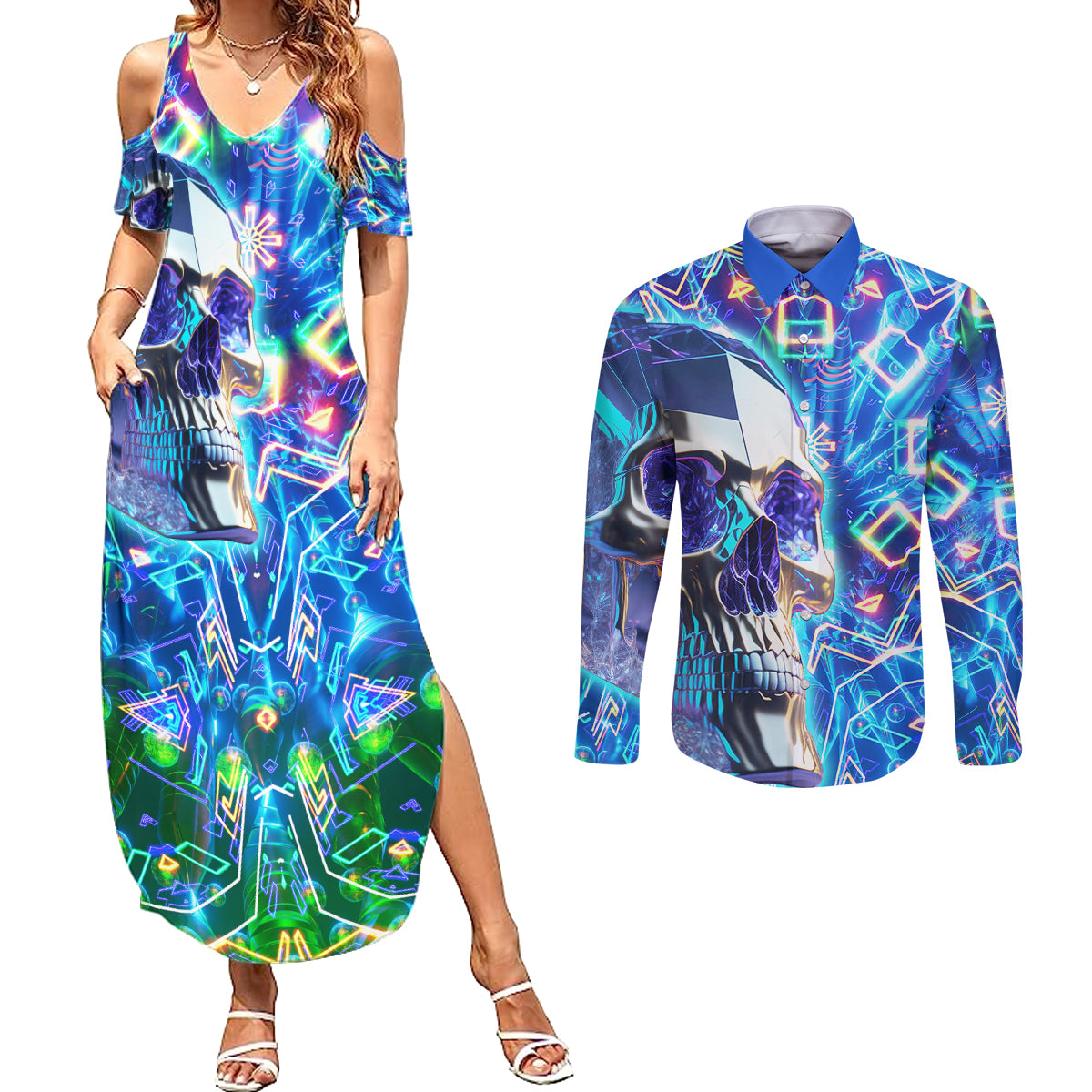 be-careful-who-you-f-over-some-of-us-f-back-couples-matching-summer-maxi-dress-and-long-sleeve-button-shirts