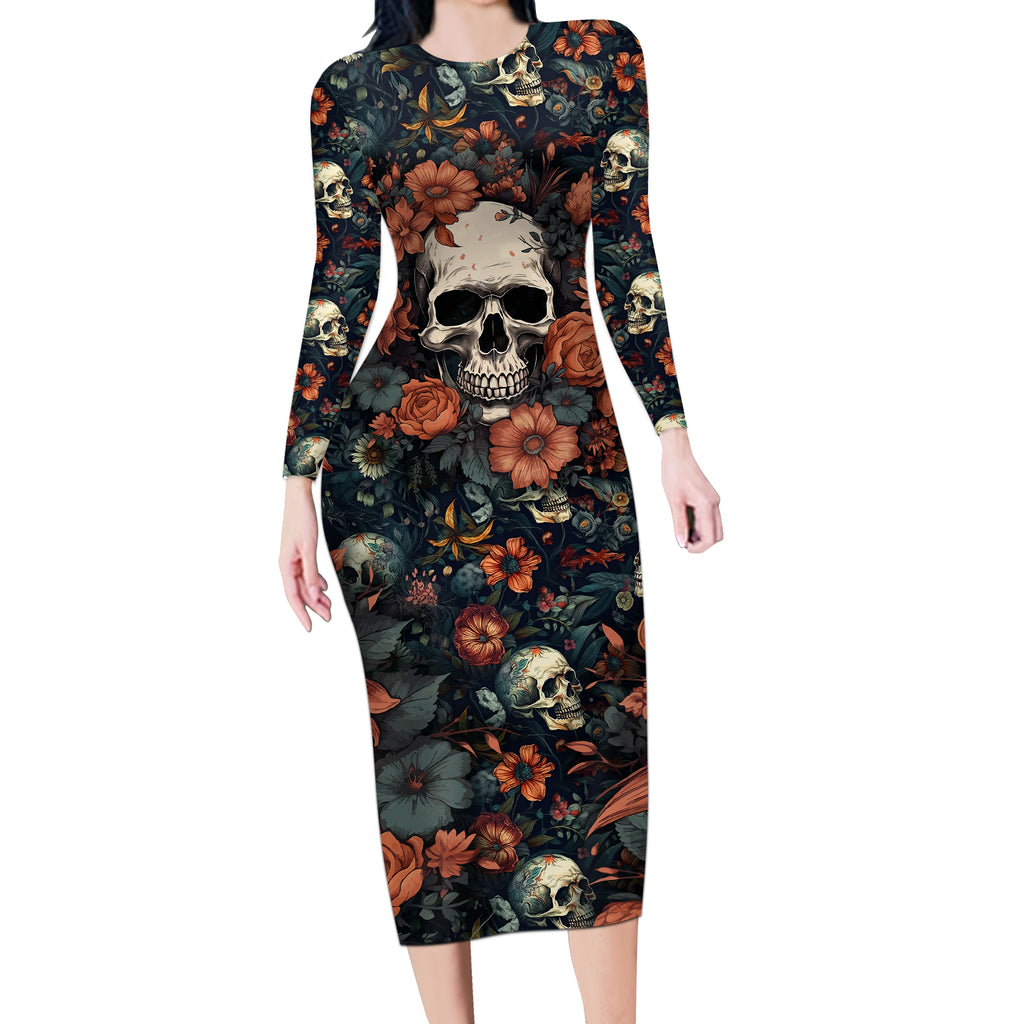 i-talk-i-smile-i-laugh-too-but-be-care-ful-when-im-silent-long-sleeve-bodycon-dress