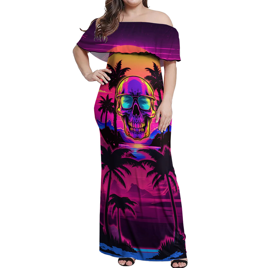 foreuer-chasing-sunsets-skull-off-shoulder-maxi-dress