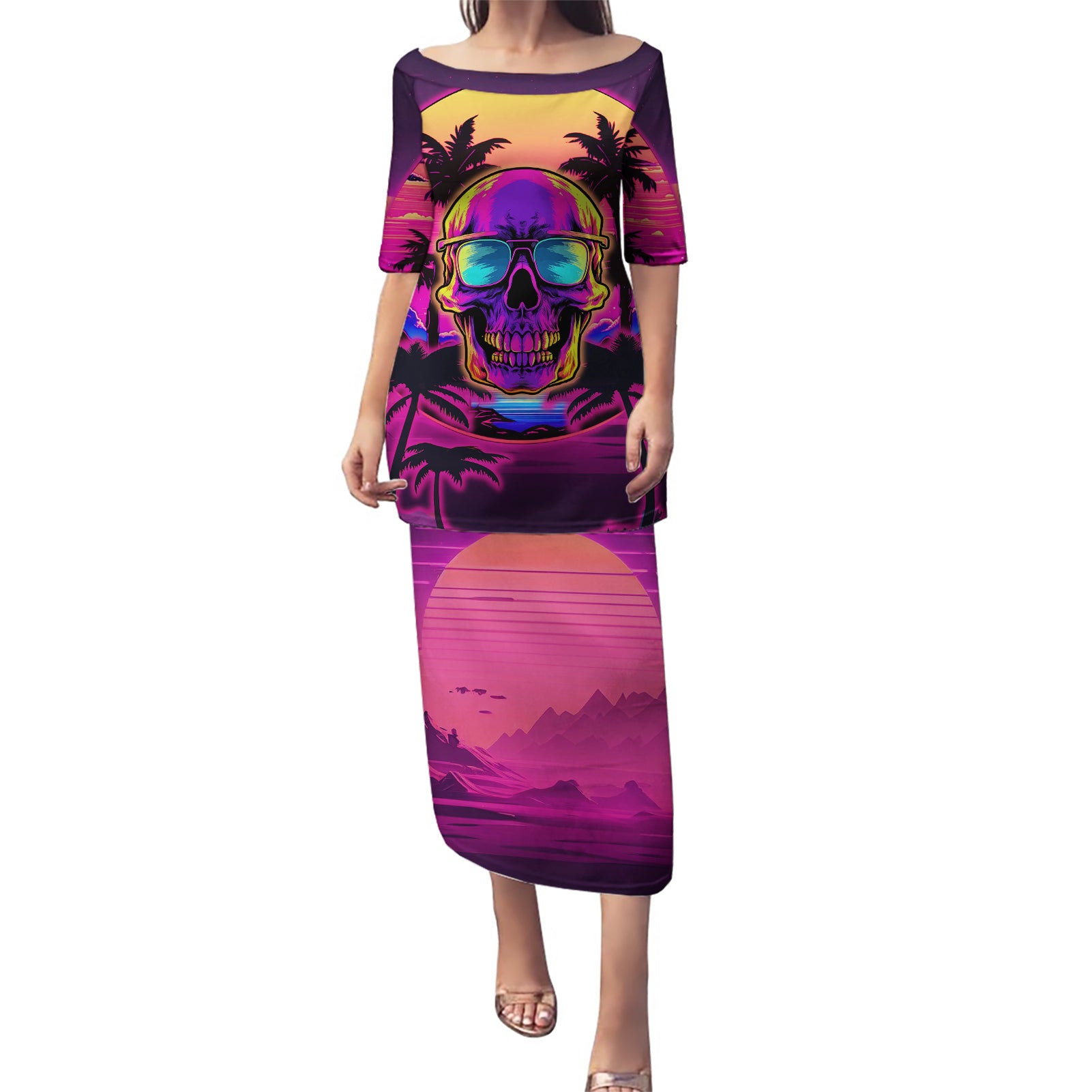foreuer-chasing-sunsets-skull-puletasi