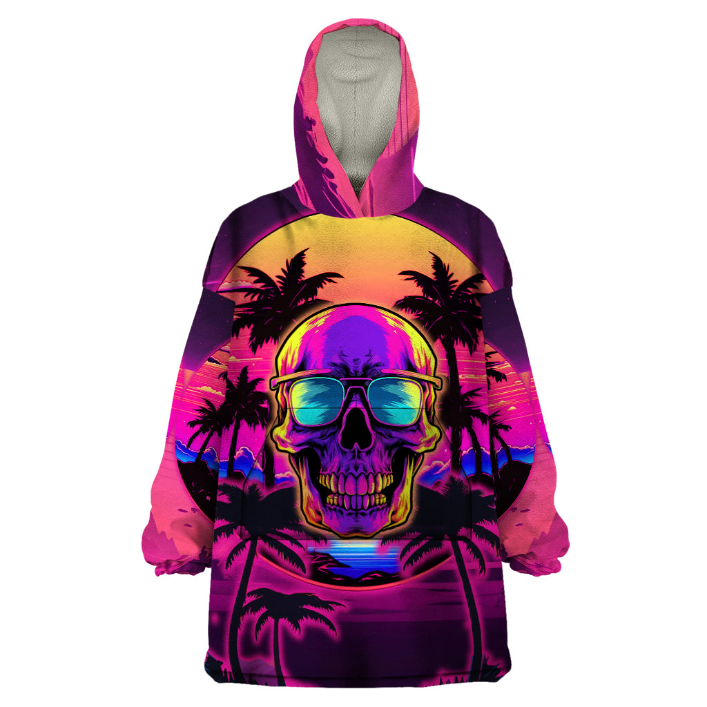 foreuer-chasing-sunsets-skull-wearable-blanket-hoodie