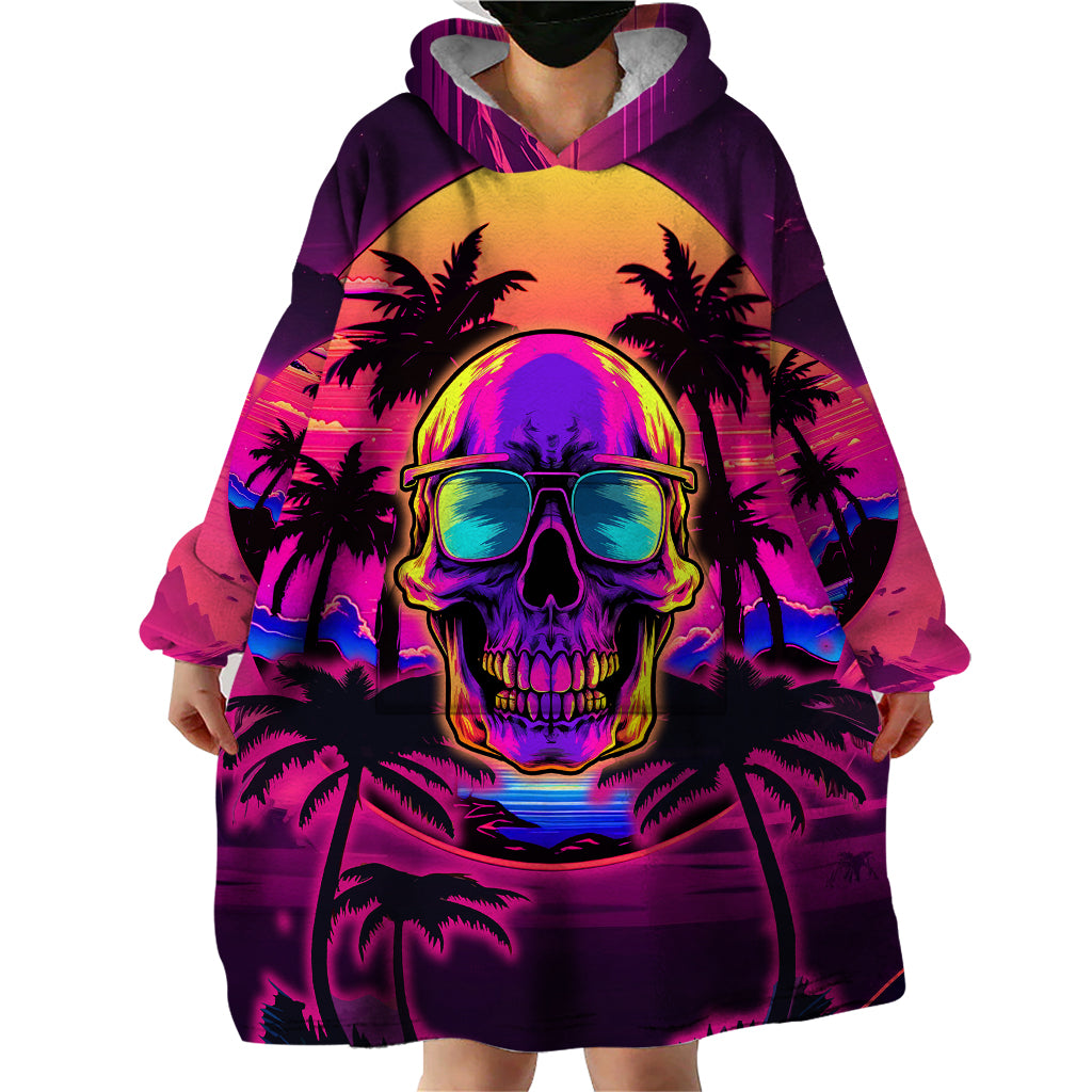 foreuer-chasing-sunsets-skull-wearable-blanket-hoodie