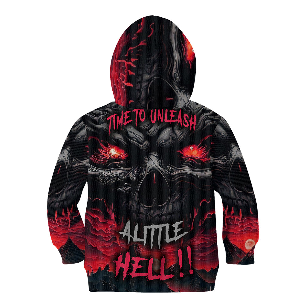 time-to-unleash-alittle-hell-kid-hoodie