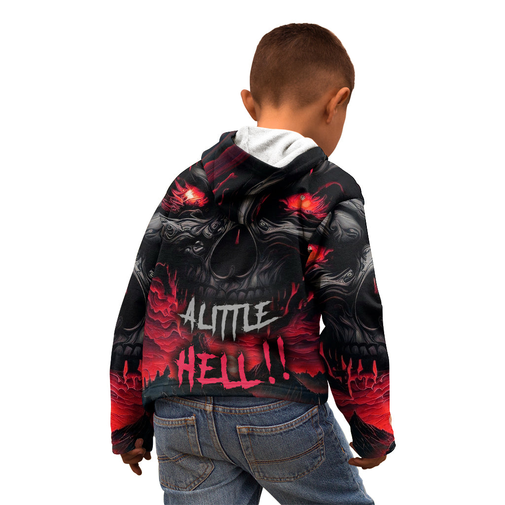 time-to-unleash-alittle-hell-kid-hoodie